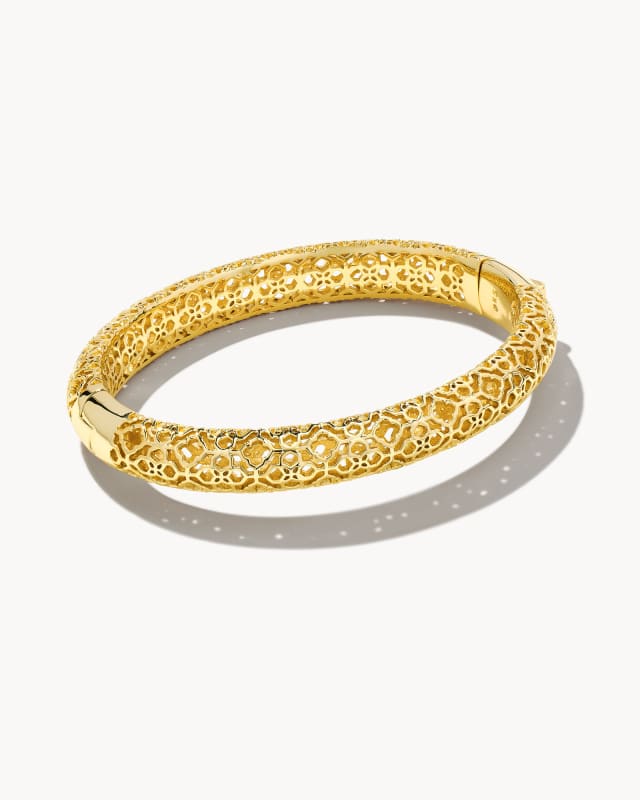 Abbie Bangle Bracelet in Gold image number 0.0