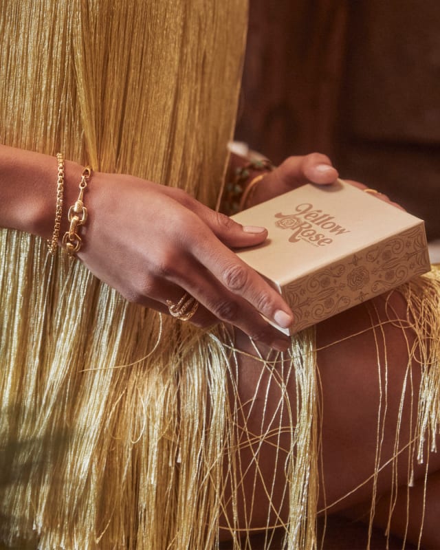 Beau Cuff Bracelet in Vintage Gold