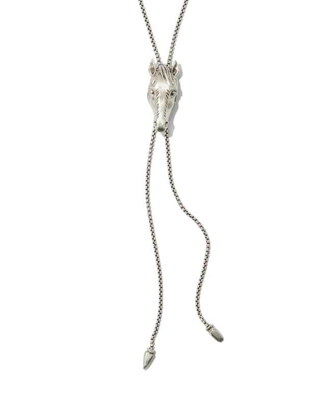 Beau Bolo Necklace in Vintage Silver image number 0.0