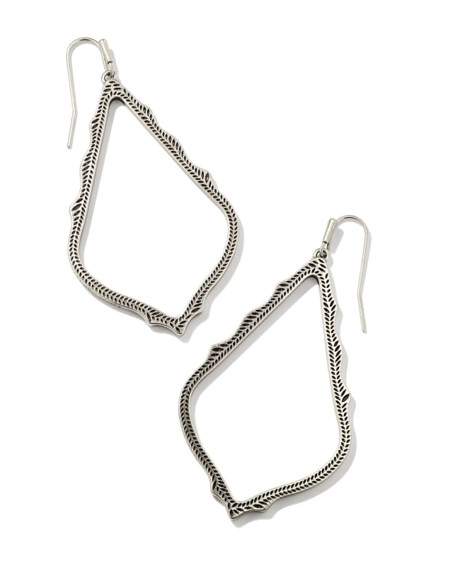 Sophee Drop Earrings in Vintage Silver image number 0.0