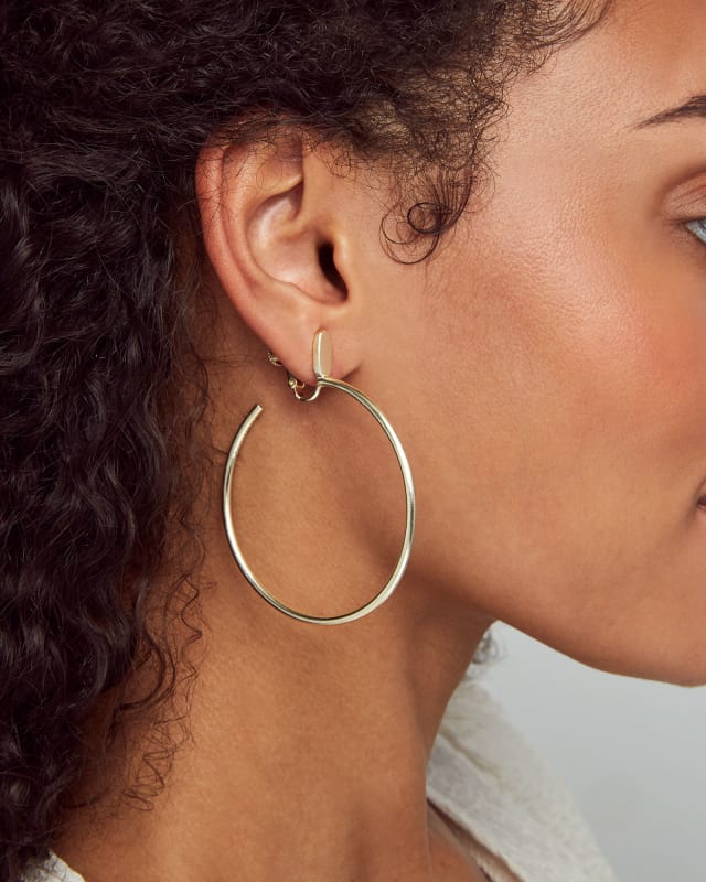 Pepper Clip On Hoop Earrings image number 3.0