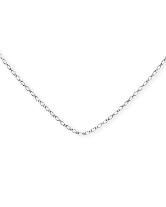 30 Inch Thin Chain Necklace in Sterling Silver image number 0.0