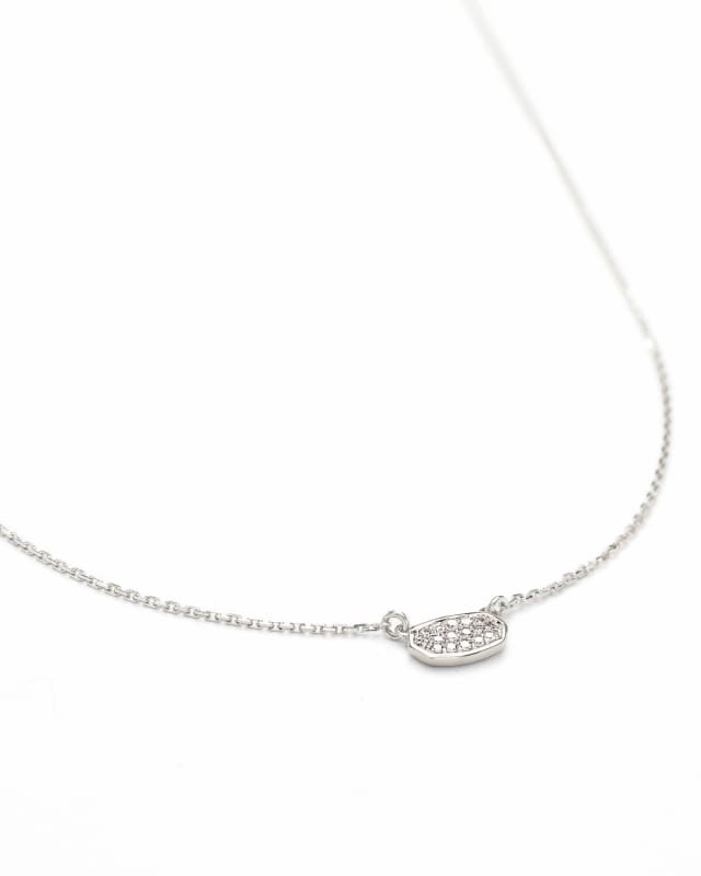 Marisa Pendant Necklace in White Diamond and 14k White Gold image number 0.0