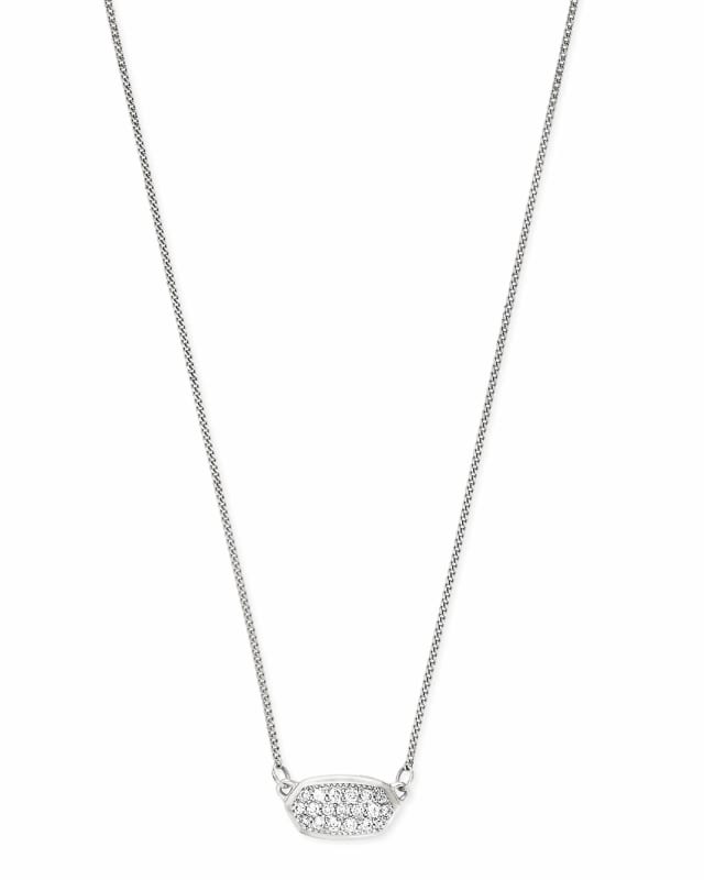 Scott Kay Sterling Silver Diamond Engraved Lock Pendant