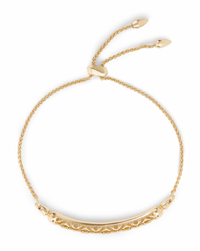 Ott Adjustable Chain Bracelet in Gold