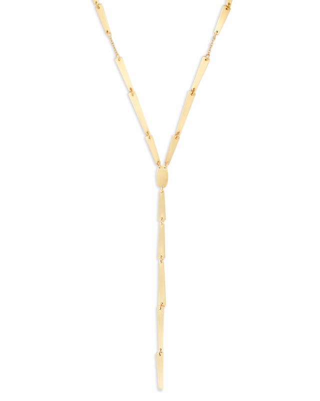 Kendra Scott, Jewelry, Kendra Scott Lariat Shea Necklace Rose Gold