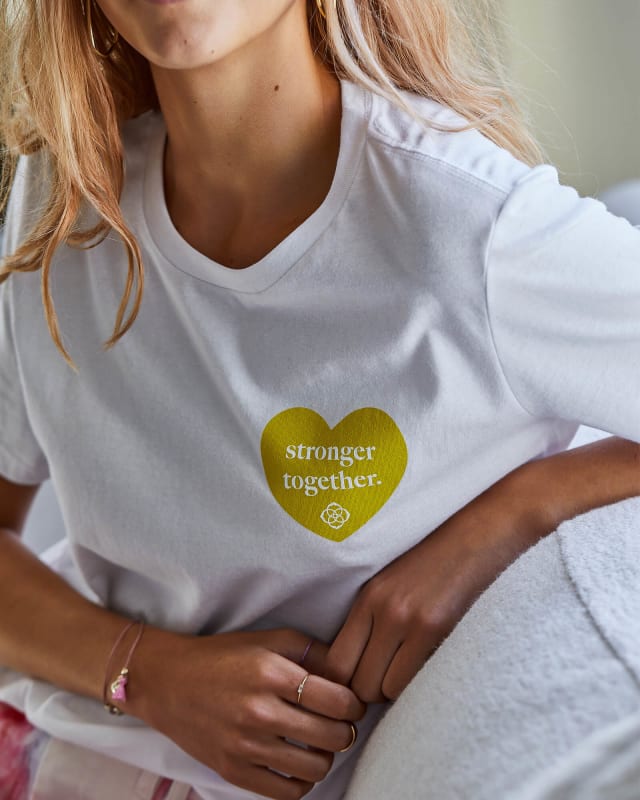 Stronger Together Women's White T-Shirt image number 2.0