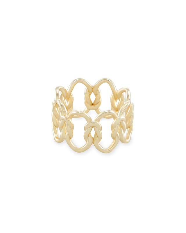 Fallyn Band Ring in Gold image number 0.0