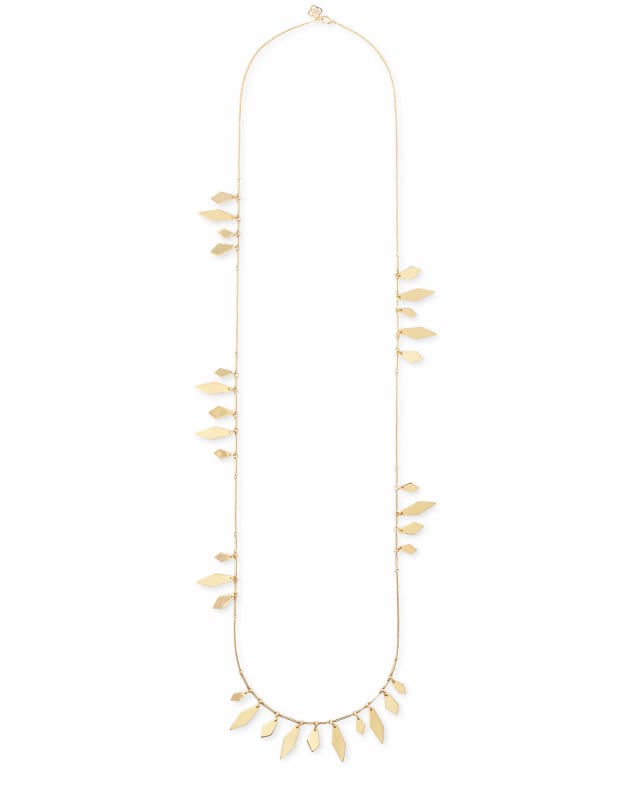 Blaine Long Necklace in Gold image number 1.0