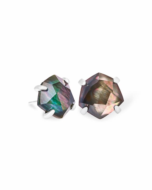 Ellms Bright Silver Stud Earrings image number 0.0