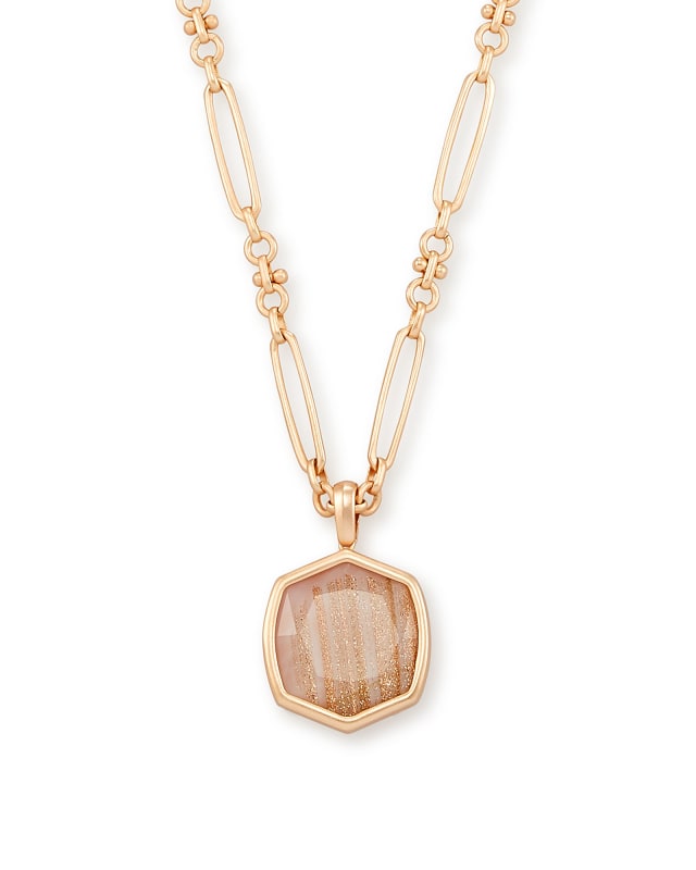 Davis Rose Gold Pendant Necklace image number 0.0