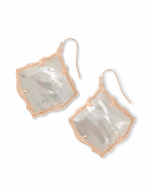 Kirsten Drop Earrings in Rose Gold image number 0.0