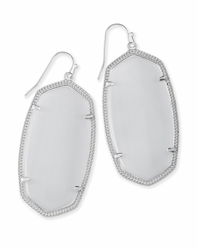 Danielle Statement Earrings in Silver image number 0.0