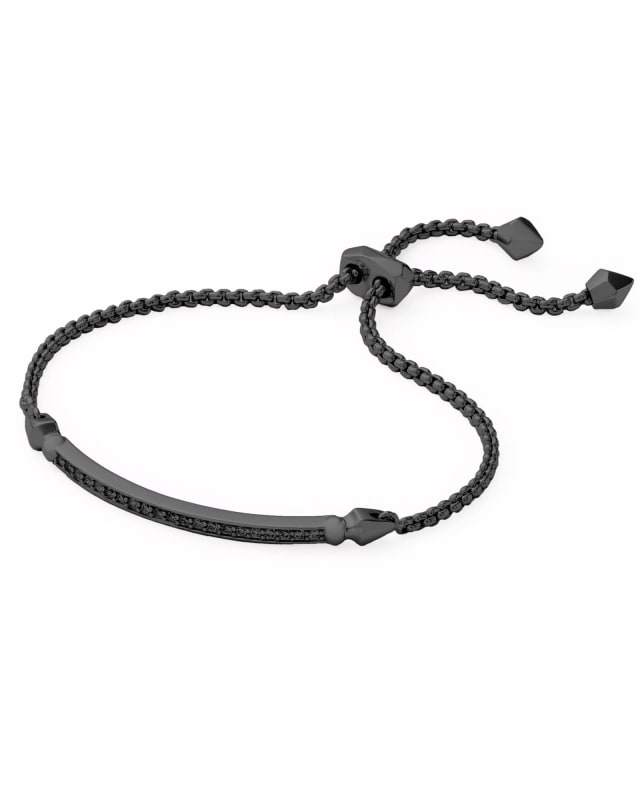 Ott Adjustable Chain Bracelet in Gunmetal image number 0.0