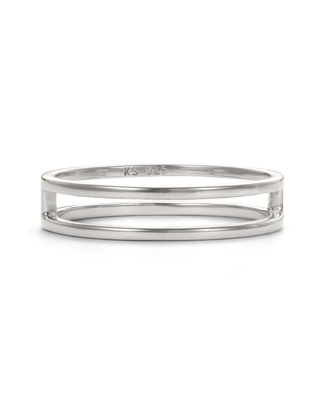 Bennett Double Ring in Sterling Silver image number 0.0