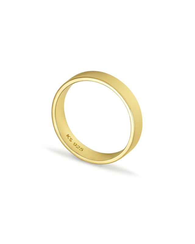 Rylee Band Ring in 18k Gold Vermeil image number 2.0