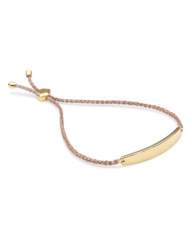 Mattie Bar Cord Bracelet in 18k Gold Vermeil image number 3.0