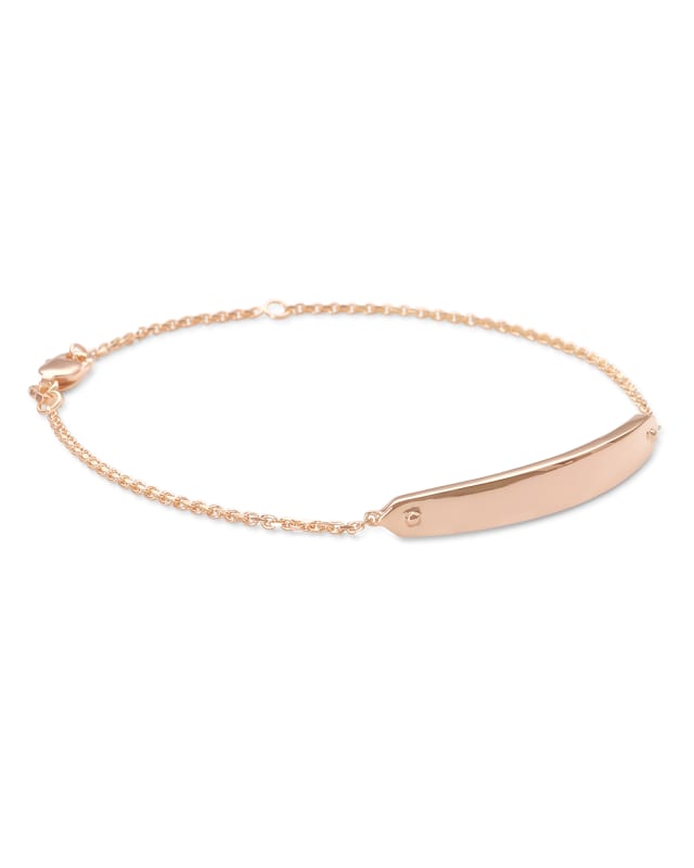 Mattie Delicate Chain Bracelet in 18k Rose Gold Vermeil image number 3.0