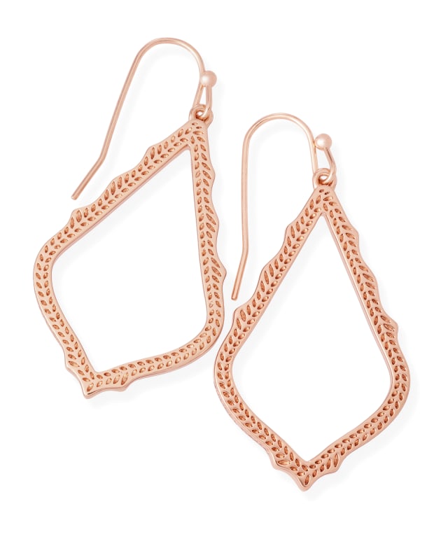 Sophia Drop Earrings in Rose Gold image number 0.0