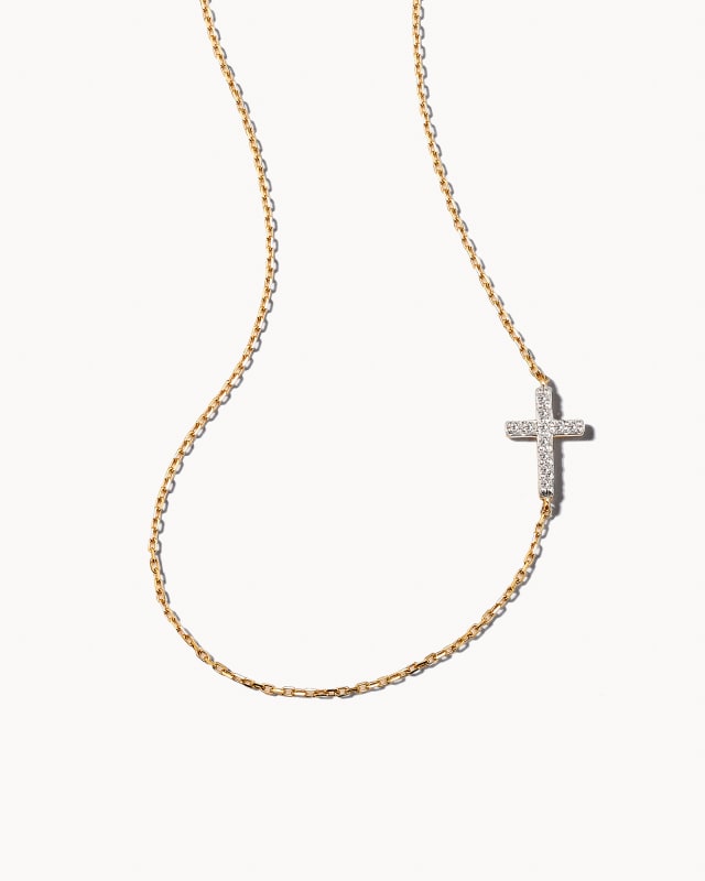 Cross Strand Necklace in 14k Yellow Gold image number 0.0