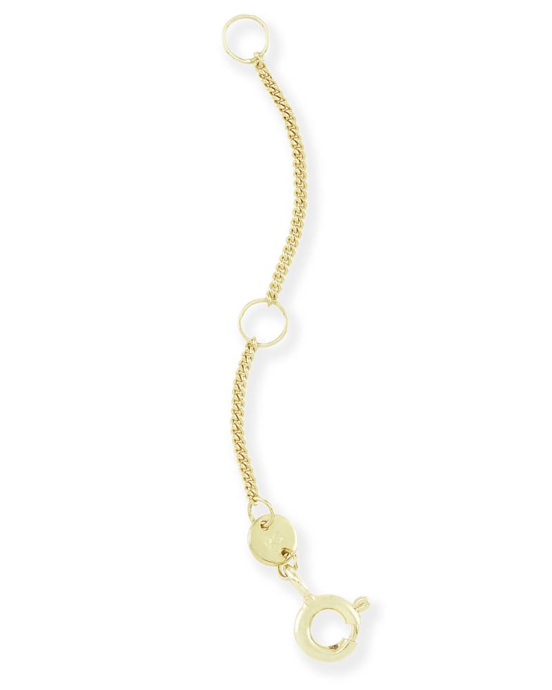 2 Inch Spring Ring Clasp Extender in 14k Yellow Gold image number 0