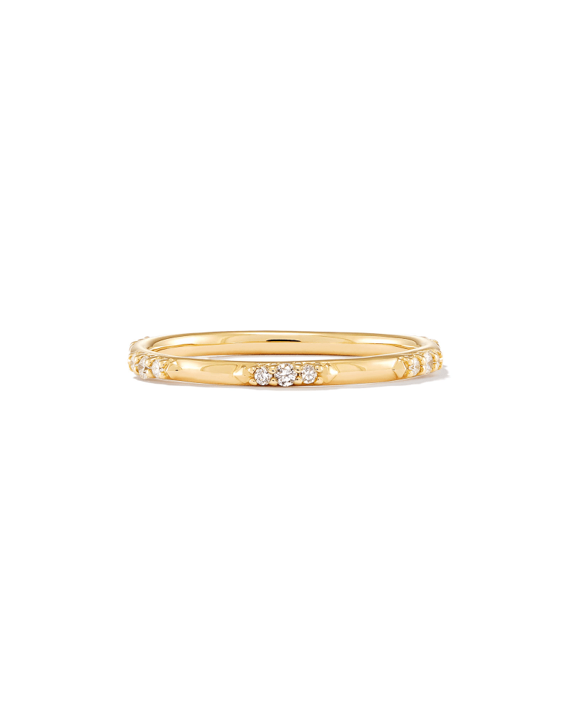 Posey Band Ring in White Diamond image number 2