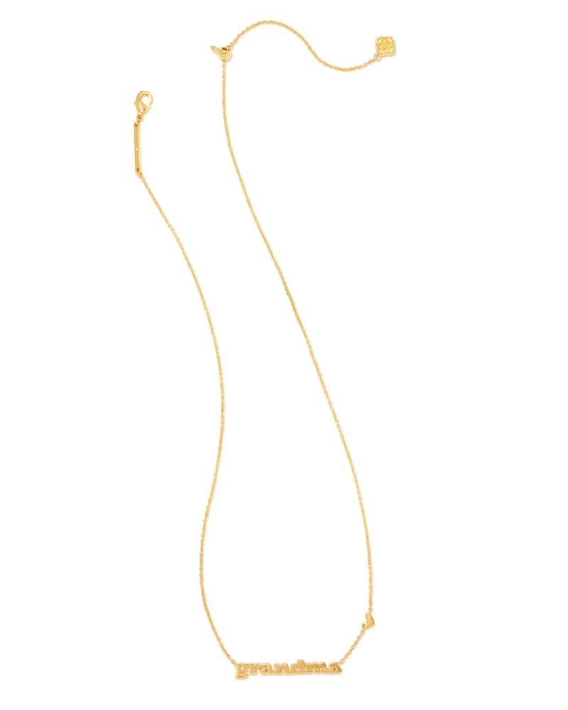 Grandma Pendant Necklace in Gold image number 1