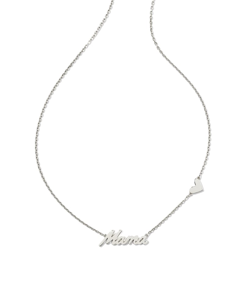 Mama Pendant Necklace in Sterling Silver image number 2