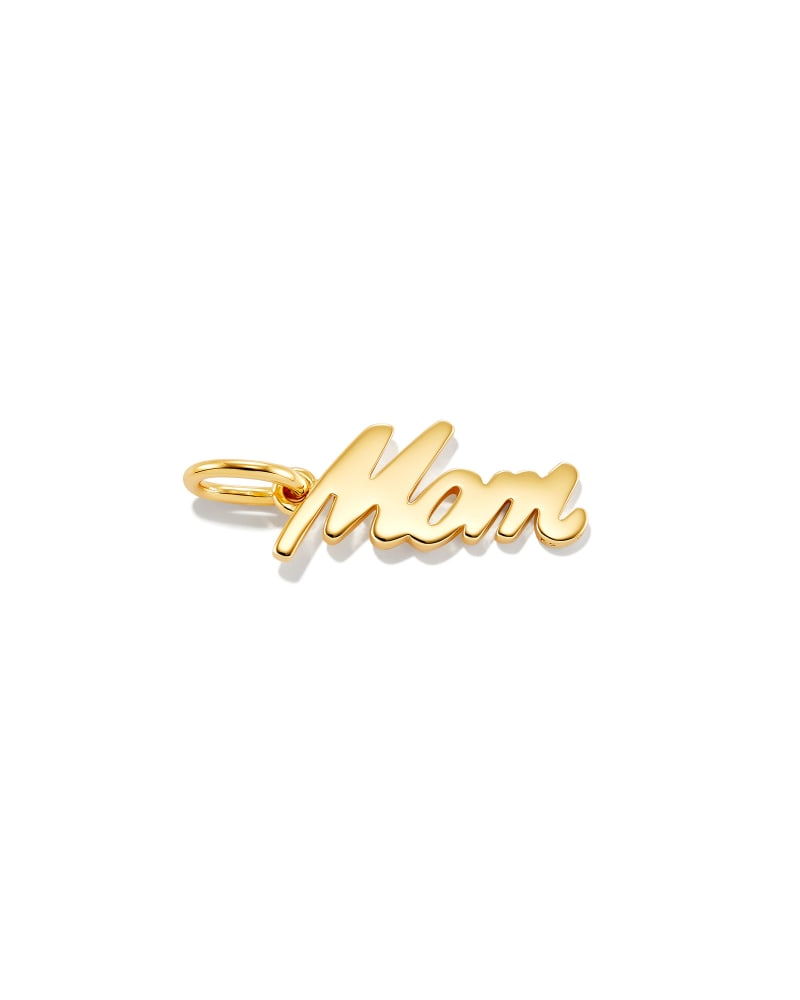 Mom Charm in 18k Gold Vermeil image number 0