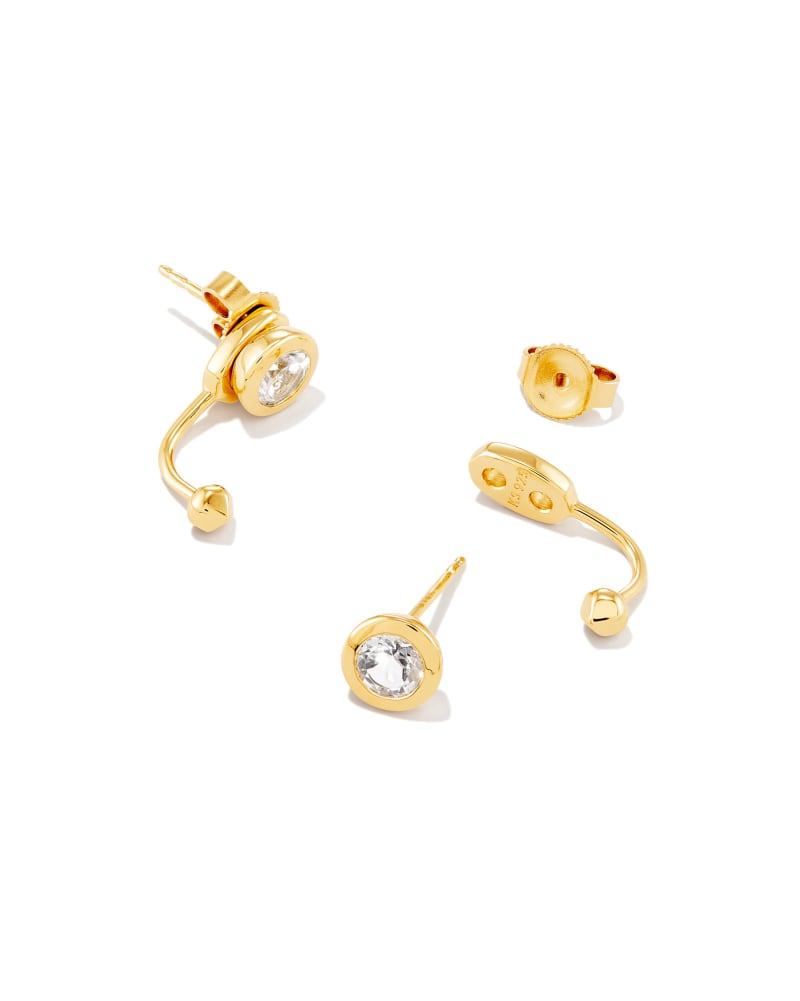 Aliyah Ear Jacket in 18k Gold Vermeil image number 1