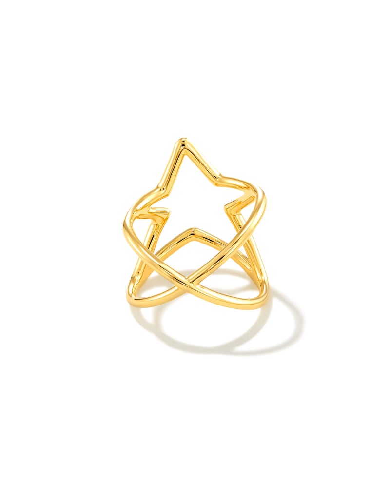 Open Star Statement Ring image number 1