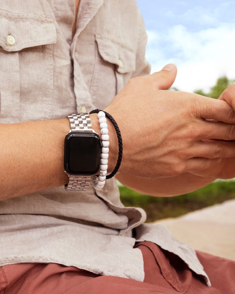 Beck 5 Link Watch Band in Stainless Steel image number 2