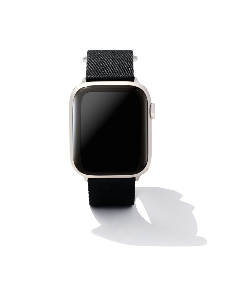 Kenneth Nylon Watch Band in Black image number 0.0