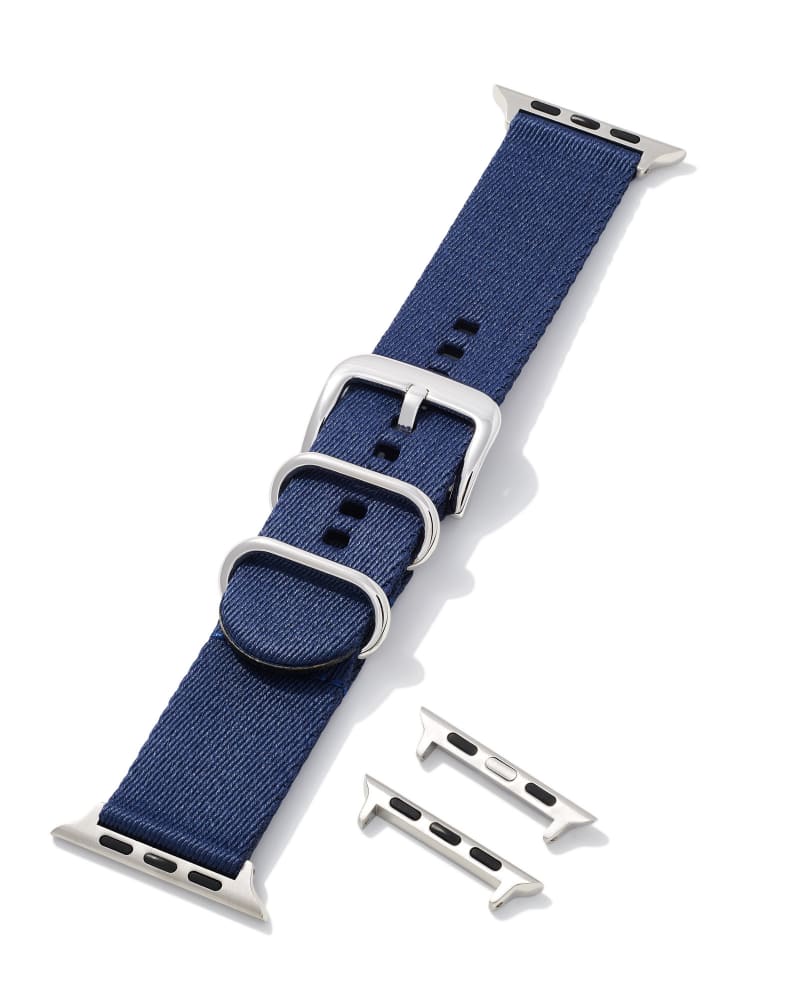 Kenneth Nylon Watch Band in Navy image number 3