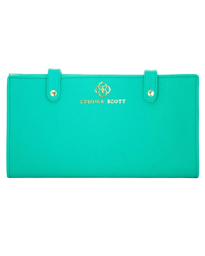 Jet Set Large Organizer in Teal Stingray Kendra Scott