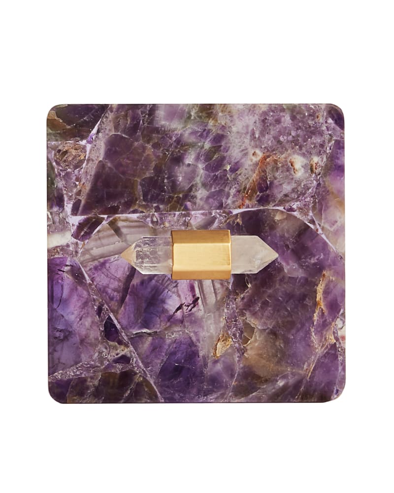 Square Filigree Box in Chevron Amethyst image number 3