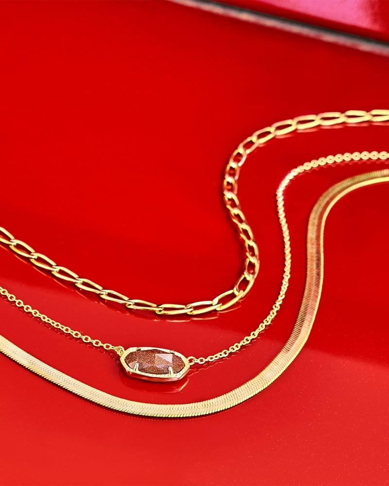 Merrick Chain Necklace in Gold image number 1