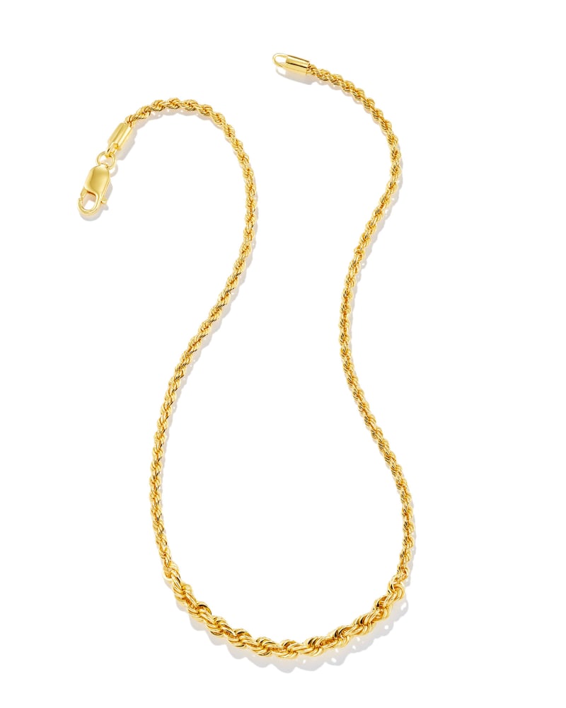 Saylor Chain Necklace in 18k Gold Vermeil image number 3