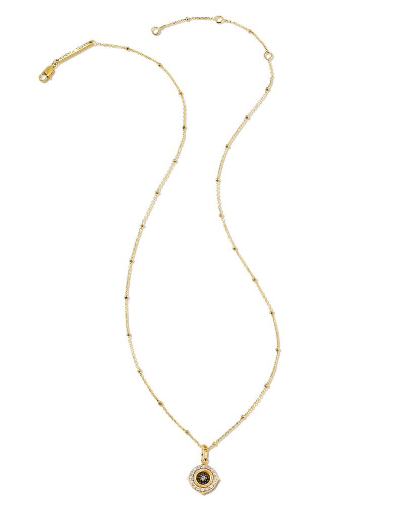 Tara 18k Gold Vermeil Pendant Necklace in White Sapphire image number 1