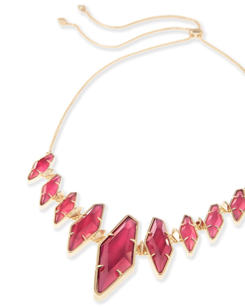 Berniece Collar Necklace in Burgundy Illusion image number 0