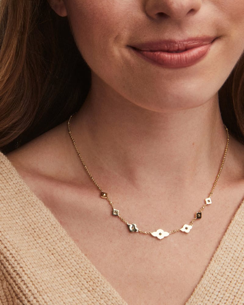 Abbie Strand Necklace in Gold image number 1