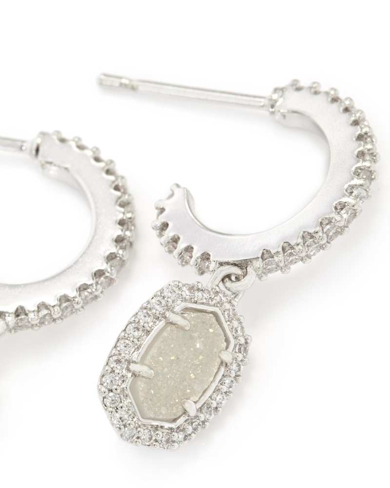 Cale Hoop Earrings in Silver image number 3