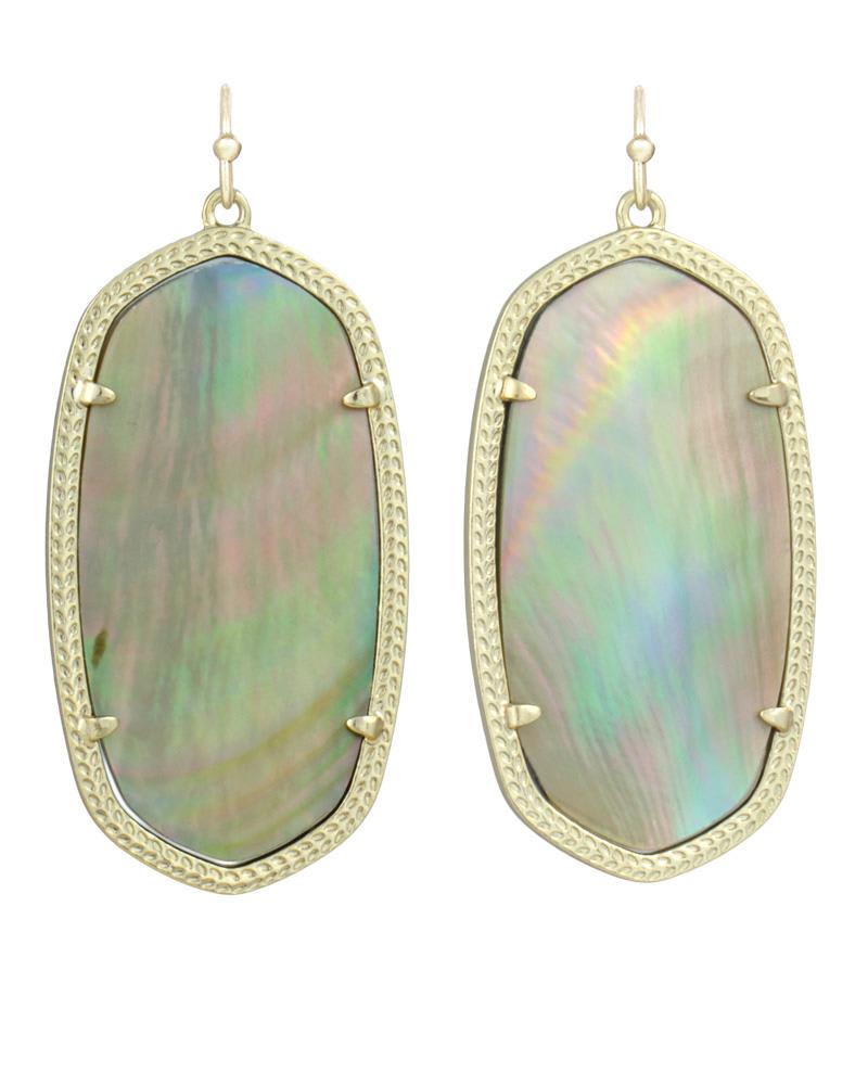Danielle Earrings in Brown Pearl image number 0