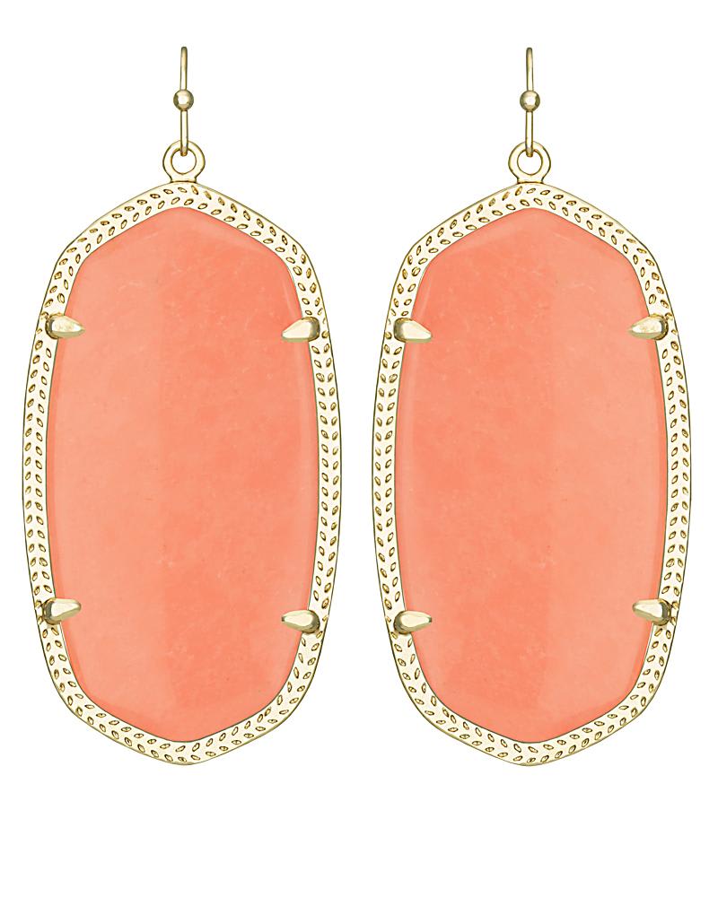 Danielle Earrings in Coral image number 0