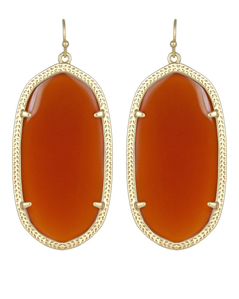 Danielle Earrings in Carnelian image number 0