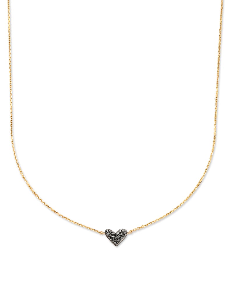 Heart 14k Yellow Gold Pendant Necklace 