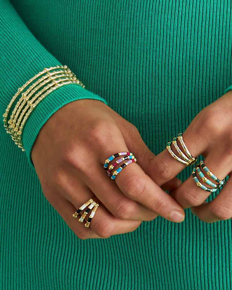 Essie Statement Cuff Bracelet in Gold image number 3