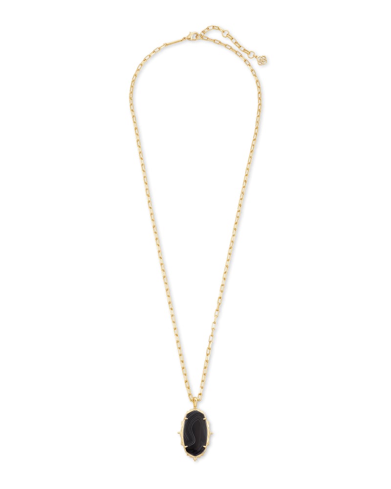 Baroque Ella Gold Long Pendant Necklace 