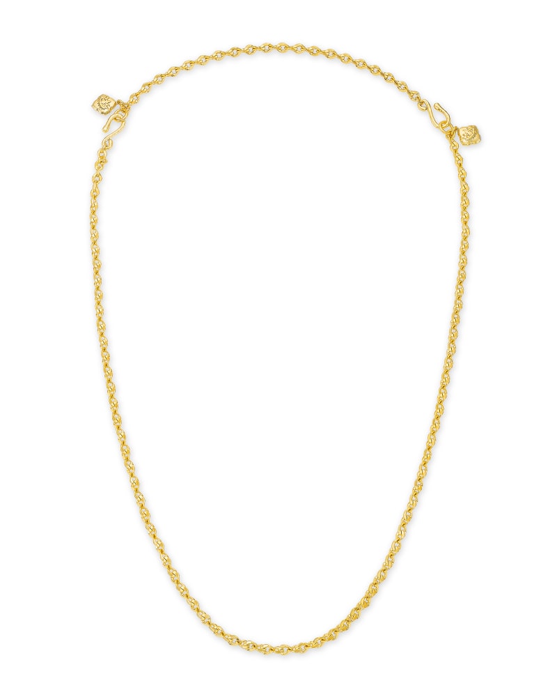 Cass Gold Large Long Pendant Necklace in Orange Banded Agate image number 1