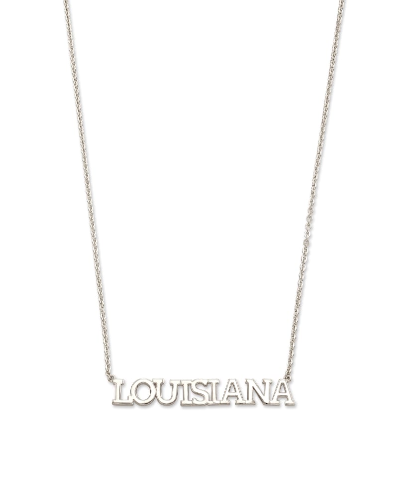 Louisiana Pendant Necklace in Sterling Silver image number 0